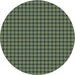 Square Patterned Army Green Rug, pat3930lblu