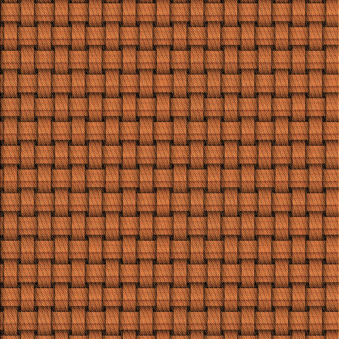 Patterned Neon Orange Rug, pat3930org