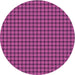 Square Patterned Medium Violet Red Pink Rug, pat3930pur