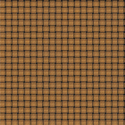 Square Patterned Orange Novelty Rug, pat3930