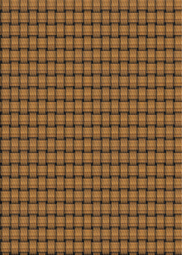 Patterned Orange Novelty Rug, pat3930