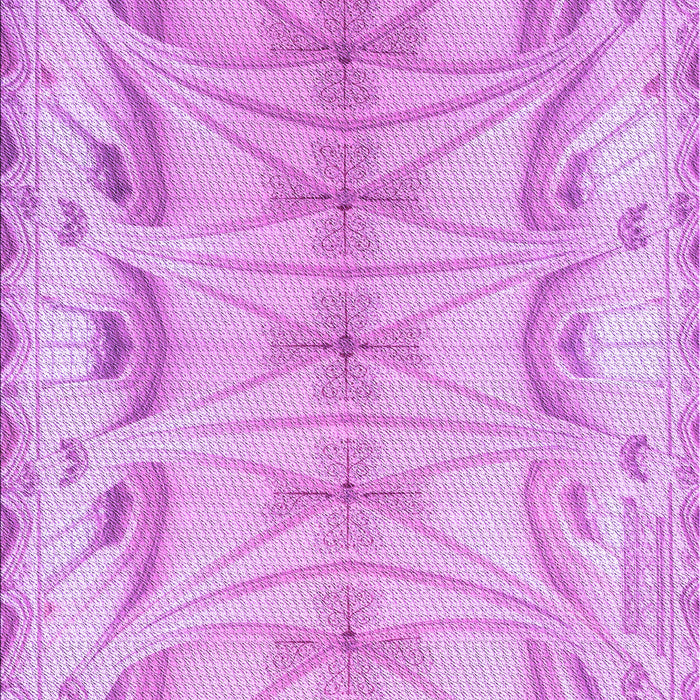 Patterned Blossom Pink Rug, pat3931pur