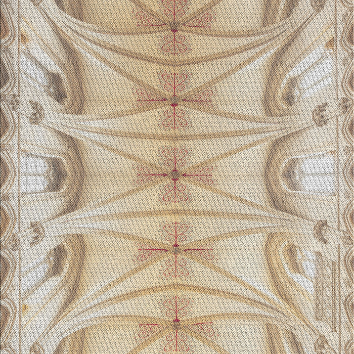 Machine Washable Transitional Dark Almond Brown Rug, wshpat3931