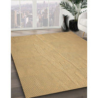 Patterned Yellow Orange Rug, pat3932brn