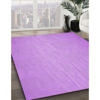 Patterned Violet Purple Rug, pat3932pur