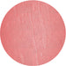 Square Patterned Light Coral Pink Rug, pat3932rd