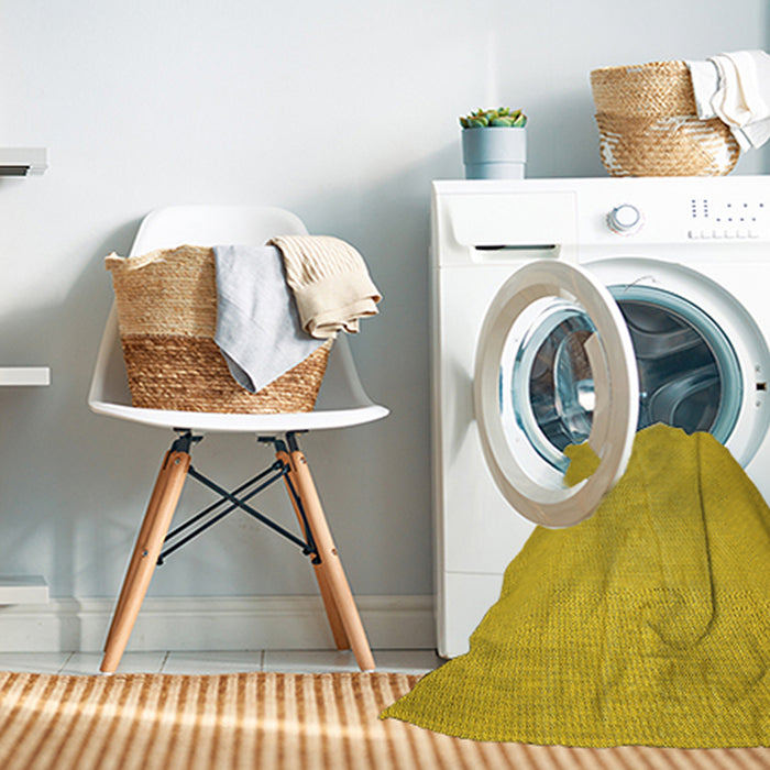 Machine Washable Transitional Orange Gold Rug in a Washing Machine, wshpat3932yw