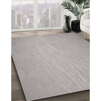 Patterned Granite Gray Novelty Rug, pat3932