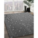 Patterned Gunmetal Gray Rug in Family Room, pat3933gry