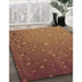 Machine Washable Transitional Orange Rug in a Family Room, wshpat3933org