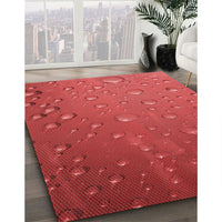 Patterned Red Rug, pat3933rd