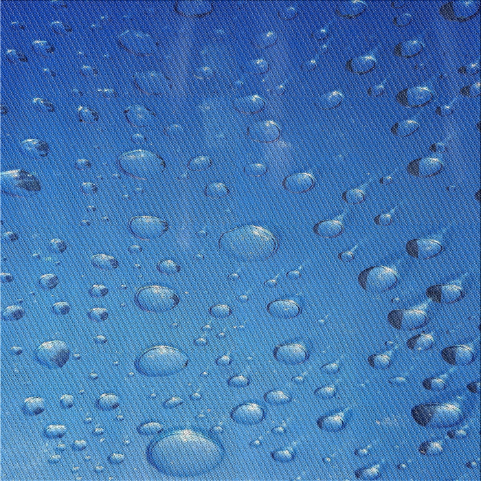 Square Patterned Blue Novelty Rug, pat3933