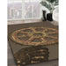 Machine Washable Transitional Brown Rug in a Family Room, wshpat3934brn