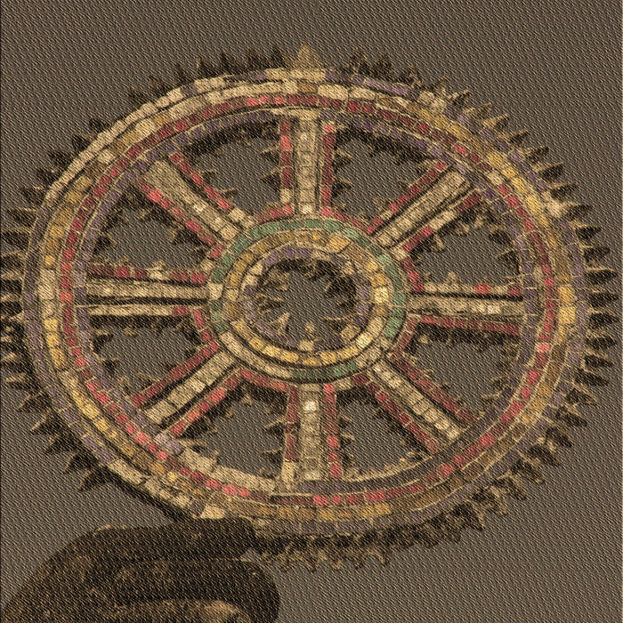 Patterned Brown Rug, pat3934brn