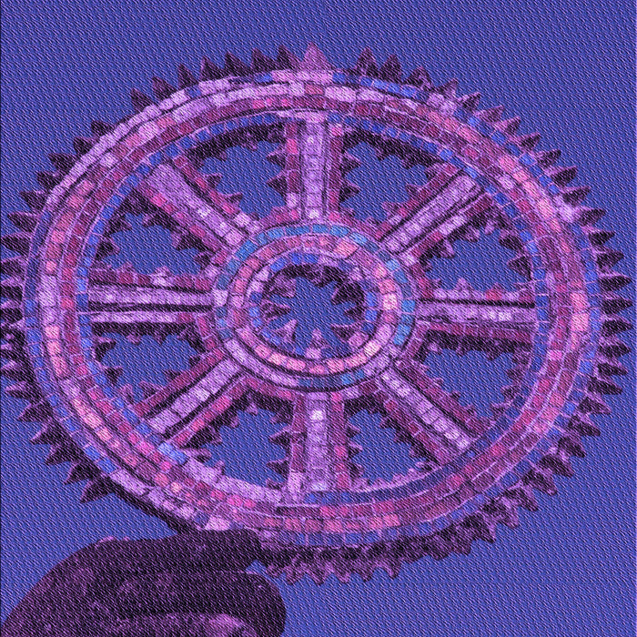 Patterned Purple Rug, pat3934pur