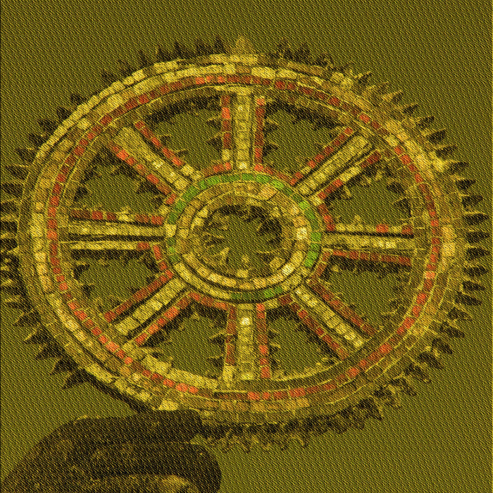 Machine Washable Transitional Bakers Brown Rug, wshpat3934yw