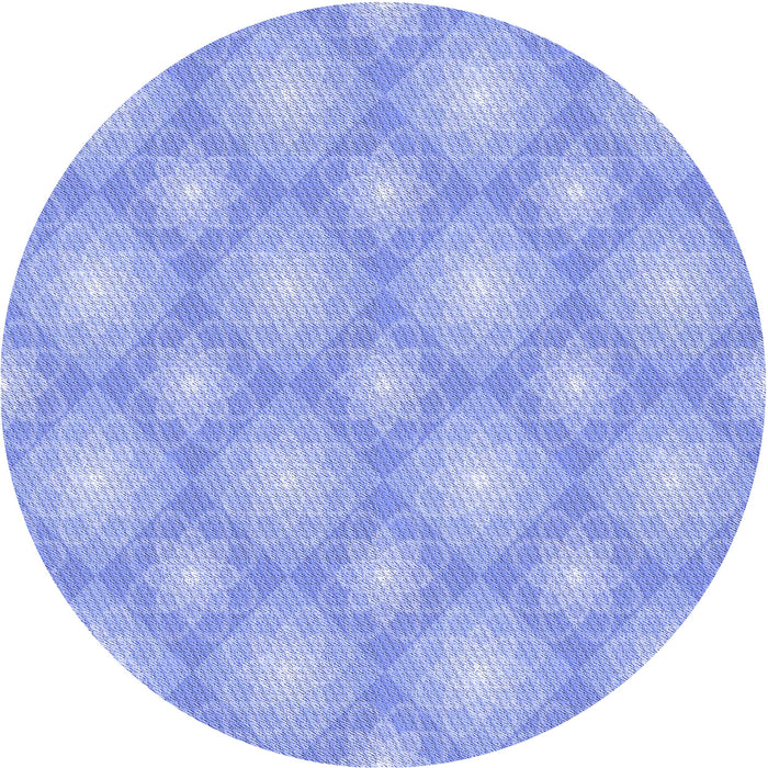 Square Patterned Sky Blue Rug, pat3935blu