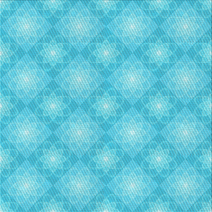 Round Patterned Bright Turquoise Blue Rug, pat3935lblu