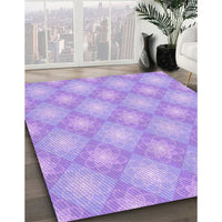 Patterned Purple Rug, pat3935pur