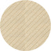 Round Patterned Golden Blonde Gold Rug, pat3936brn