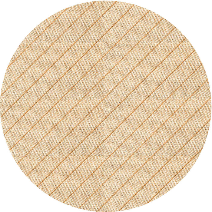 Round Machine Washable Transitional Golden Blonde Gold Rug, wshpat3936org