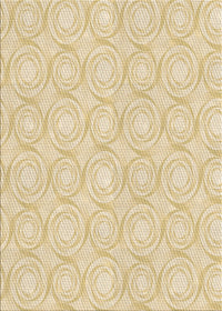 Machine Washable Transitional Khaki Gold Rug, wshpat3937brn