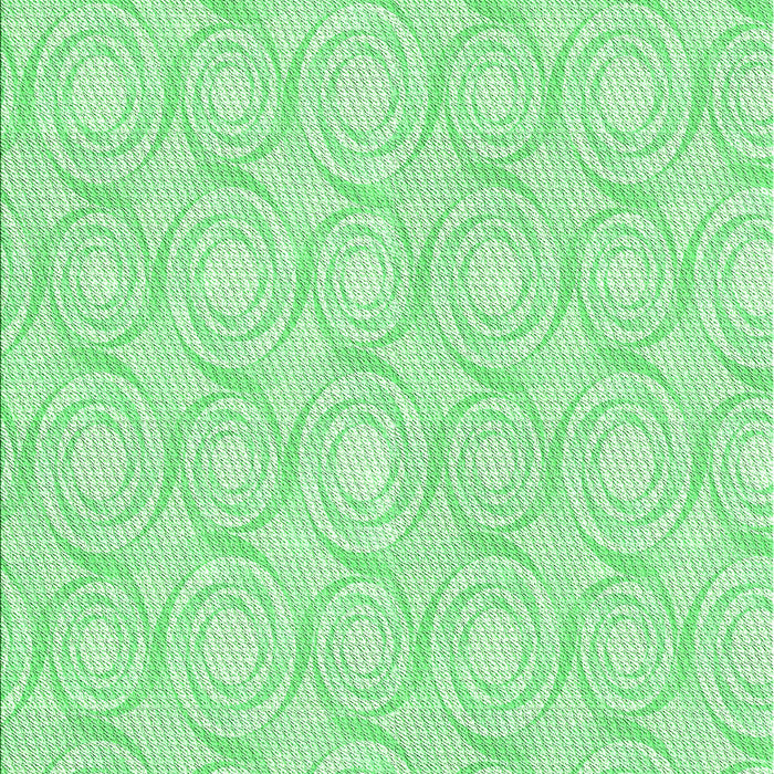 Patterned Green Rug, pat3937grn