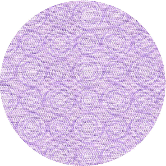 Square Machine Washable Transitional Bright Lilac Purple Rug in a Living Room, wshpat3937pur