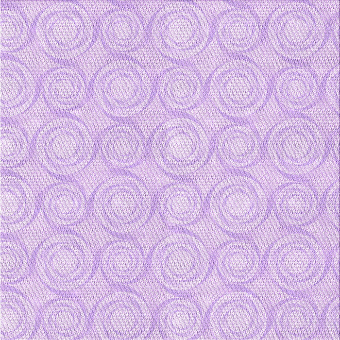 Round Machine Washable Transitional Bright Lilac Purple Rug, wshpat3937pur