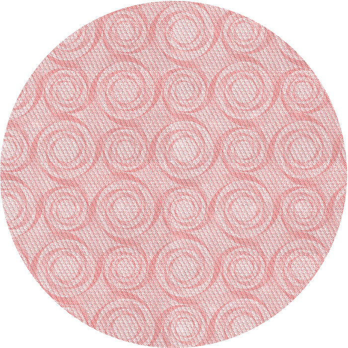 Square Patterned Pastel Red Pink Rug, pat3937rd