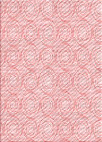 Machine Washable Transitional Pastel Red Pink Rug, wshpat3937rd