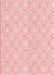 Patterned Pastel Red Pink Rug, pat3937rd