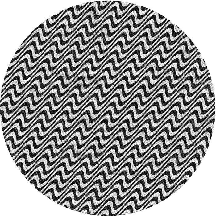 Square Machine Washable Transitional Midnight Gray Rug in a Living Room, wshpat3938gry