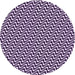 Square Patterned Dark Purple Rug, pat3938pur