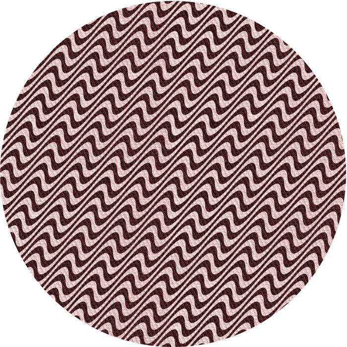 Square Machine Washable Transitional Pink Rug in a Living Room, wshpat3938rd