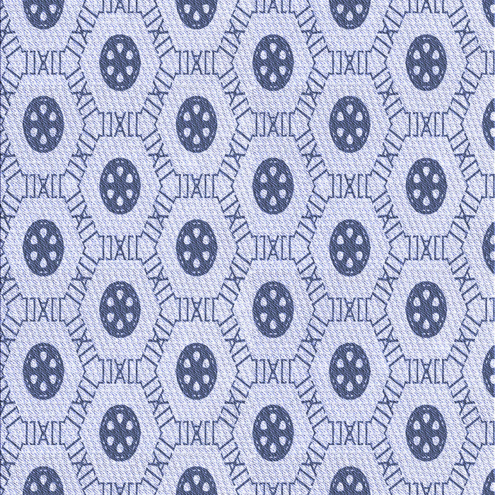 Patterned Lavender Blue Rug, pat3939blu