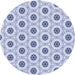 Square Patterned Lavender Blue Rug, pat3939blu