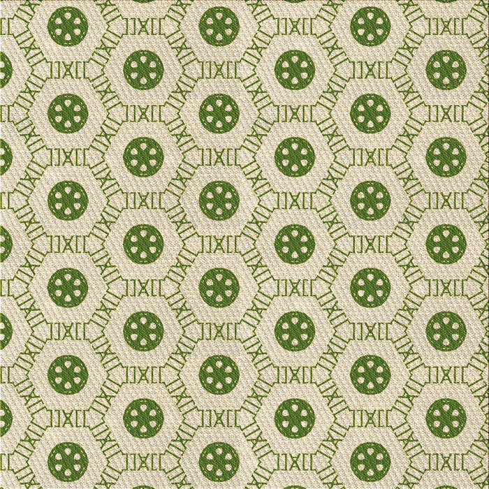 Round Machine Washable Transitional Vanilla Gold Rug, wshpat3939brn