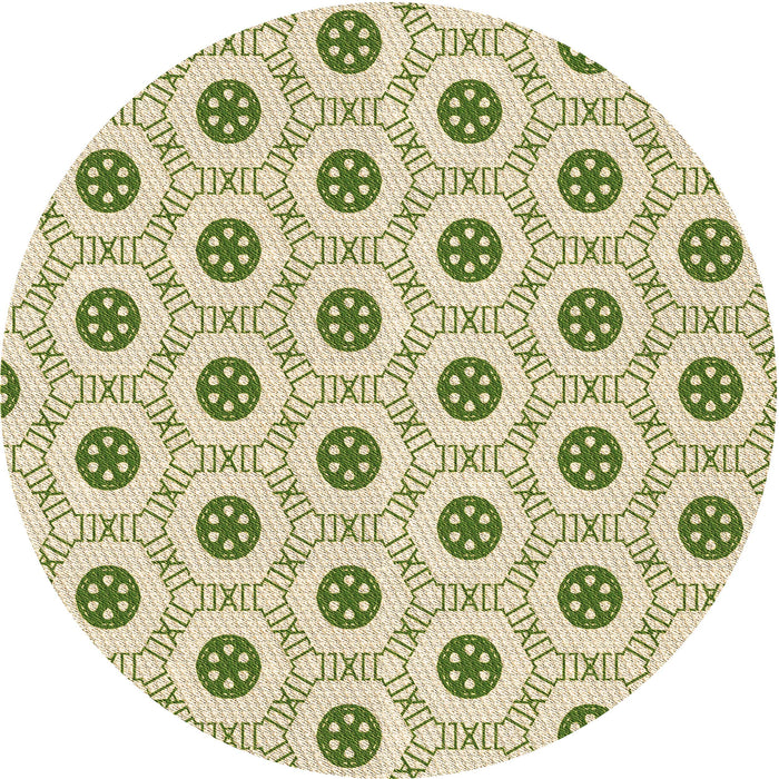 Square Machine Washable Transitional Vanilla Gold Rug in a Living Room, wshpat3939brn