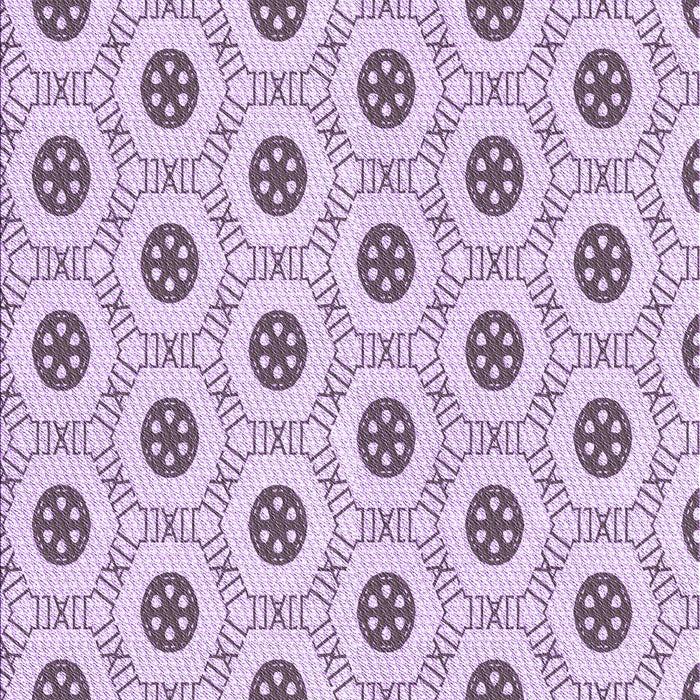 Patterned Orchid Purple Rug, pat3939pur