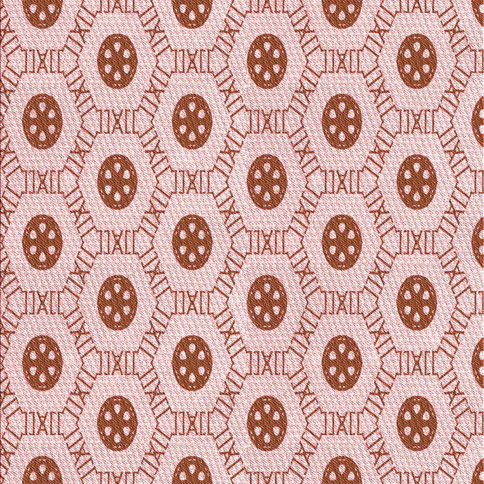 Patterned Orange Rug, pat3939rd