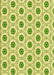 Machine Washable Transitional Pistachio Green Rug, wshpat3939yw