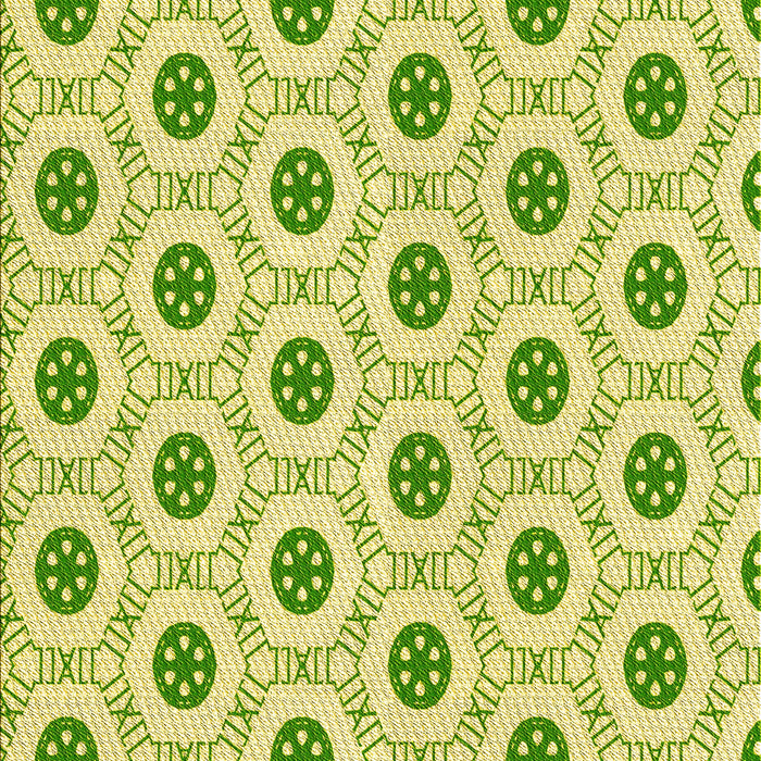 Machine Washable Transitional Pistachio Green Rug, wshpat3939yw