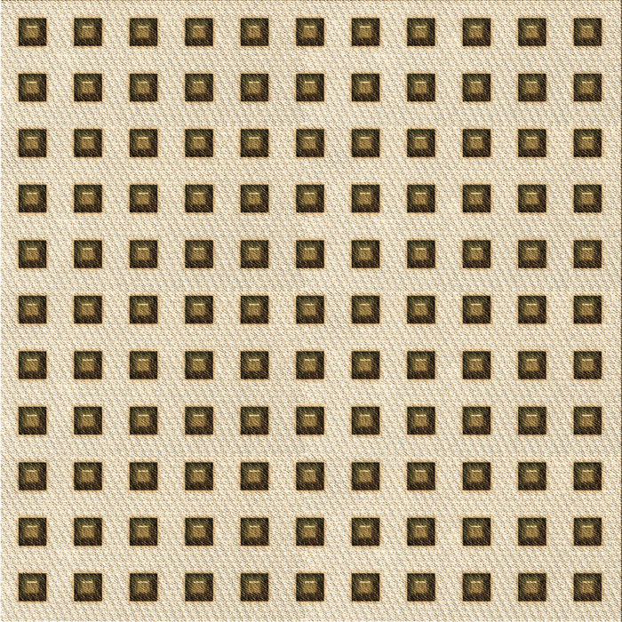 Round Machine Washable Transitional Vanilla Gold Rug, wshpat394brn