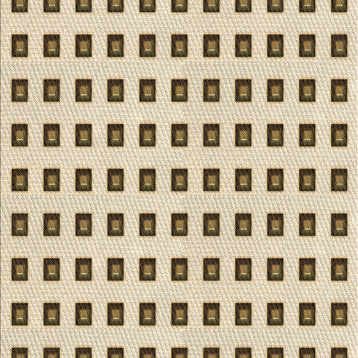 Patterned Vanilla Gold Rug, pat394brn