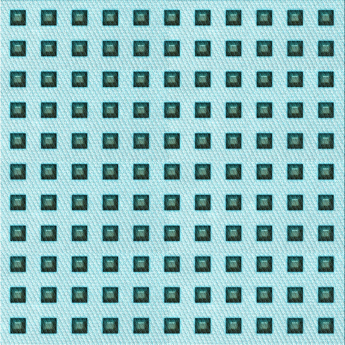 Round Machine Washable Transitional Deep-Sea Green Rug, wshpat394lblu