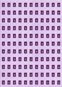 Machine Washable Transitional Purple Flower Purple Rug, wshpat394pur