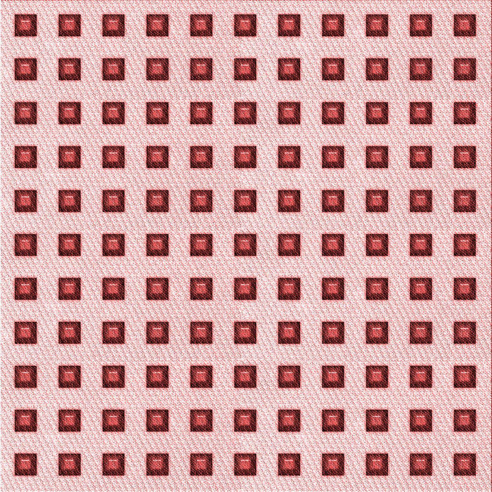 Round Patterned Red Rug, pat394rd