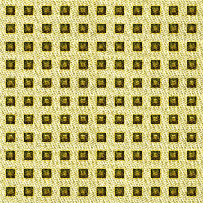 Round Machine Washable Transitional Dark Golden Brown Rug, wshpat394yw