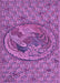 Patterned Dark Magenta Purple Rug, pat3940pur